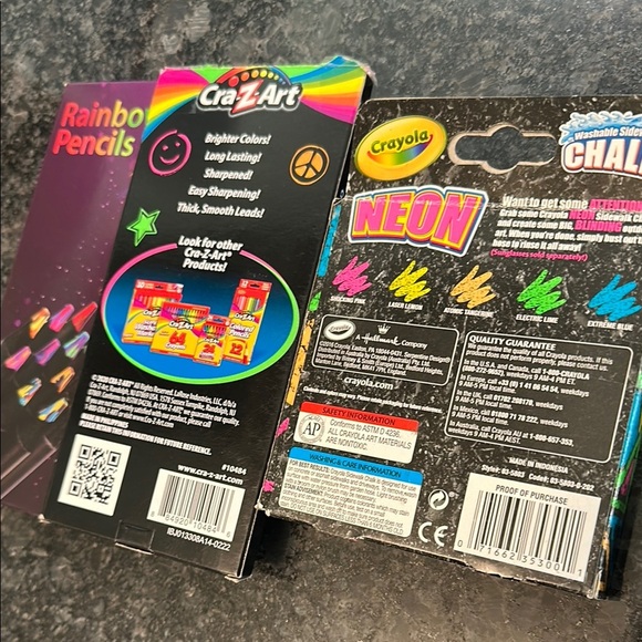 Rainbow Pencils & Neon Colored Pencils & Neon Sidewalk Chalk - Assorted Colors - Picture 9 of 9